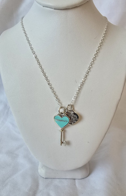 Set Tiffany necklace and ring